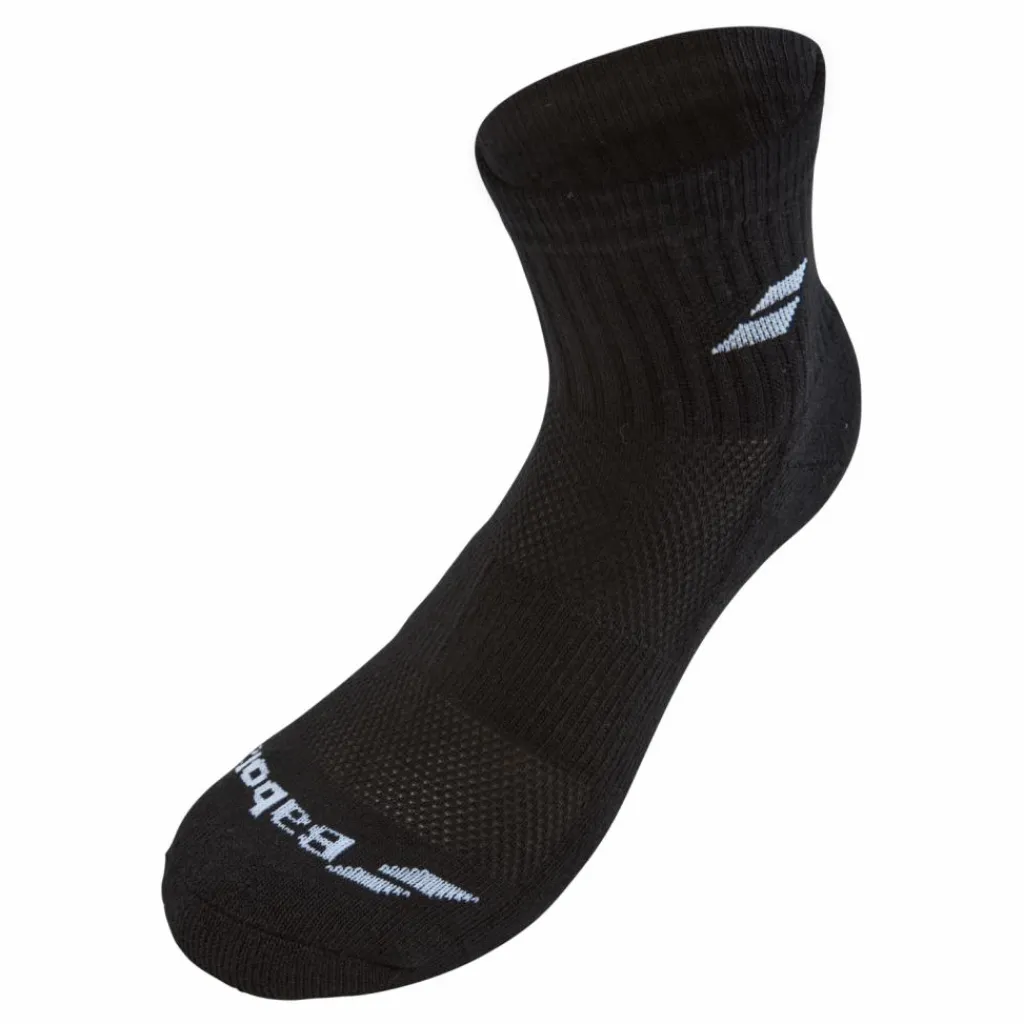 Babolat Quarter 3 Pairs Pack Black* Racketsporter
