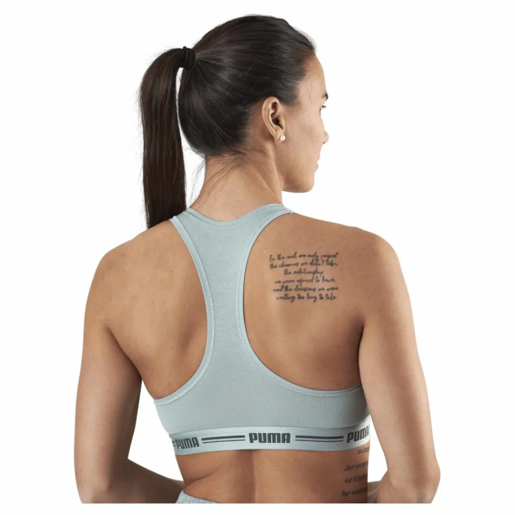 Puma Racer Back Top Green* Sport-Bh:Ar|Träning