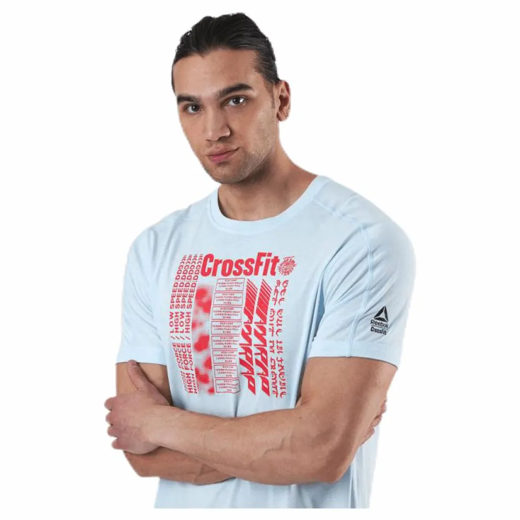 Reebok RC AC + Cotton Tee Blue/White* Träning|T-Shirts