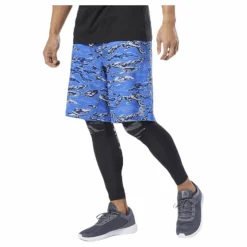Reebok RC EPIC Cordlock - Camo Blue* Shorts|Träning