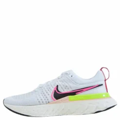 Nike React Infinity Run Flyknit 2 W White/black-sail-pink Blast* Löpning|Löparskor