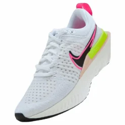 Nike React Infinity Run Flyknit 2 W White/black-sail-pink Blast* Löpning|Löparskor