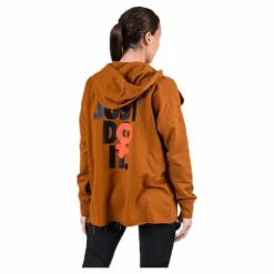 Nike Rebel Slash Fleece Hoodie GRX Brown* Tröjor|Träning