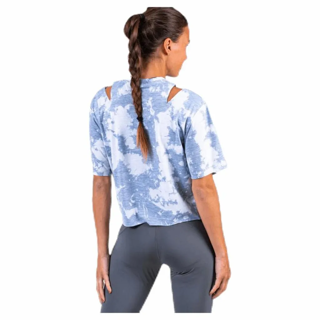 Nike Rebel SS Crop Top White/Grey* Träning|T-Shirts