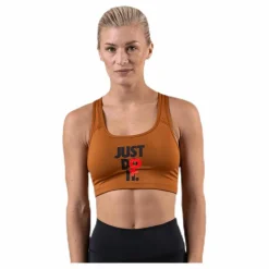 Nike Rebel Swoosh JDI Bra Brown/Red* Sport-Bh:Ar|Träning