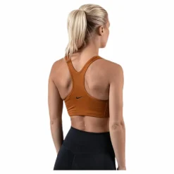 Nike Rebel Swoosh JDI Bra Brown/Red* Sport-Bh:Ar|Träning