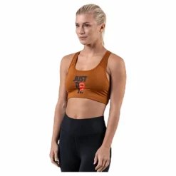 Nike Rebel Swoosh JDI Bra Brown/Red* Sport-Bh:Ar|Träning