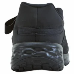 Nike Revolution 6 FlyEase Big Kids' Easy On/Off Road Running Shoes BLACK/BLACK-DK SMOKE GREY*Barn Löpning|Löparskor