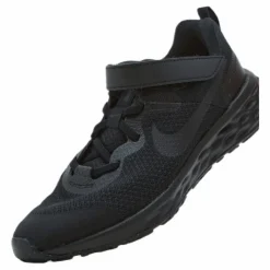 Nike Revolution 6 Little Kids' Shoes BLACK/BLACK-DK SMOKE GREY*Barn Löpning|Löparskor