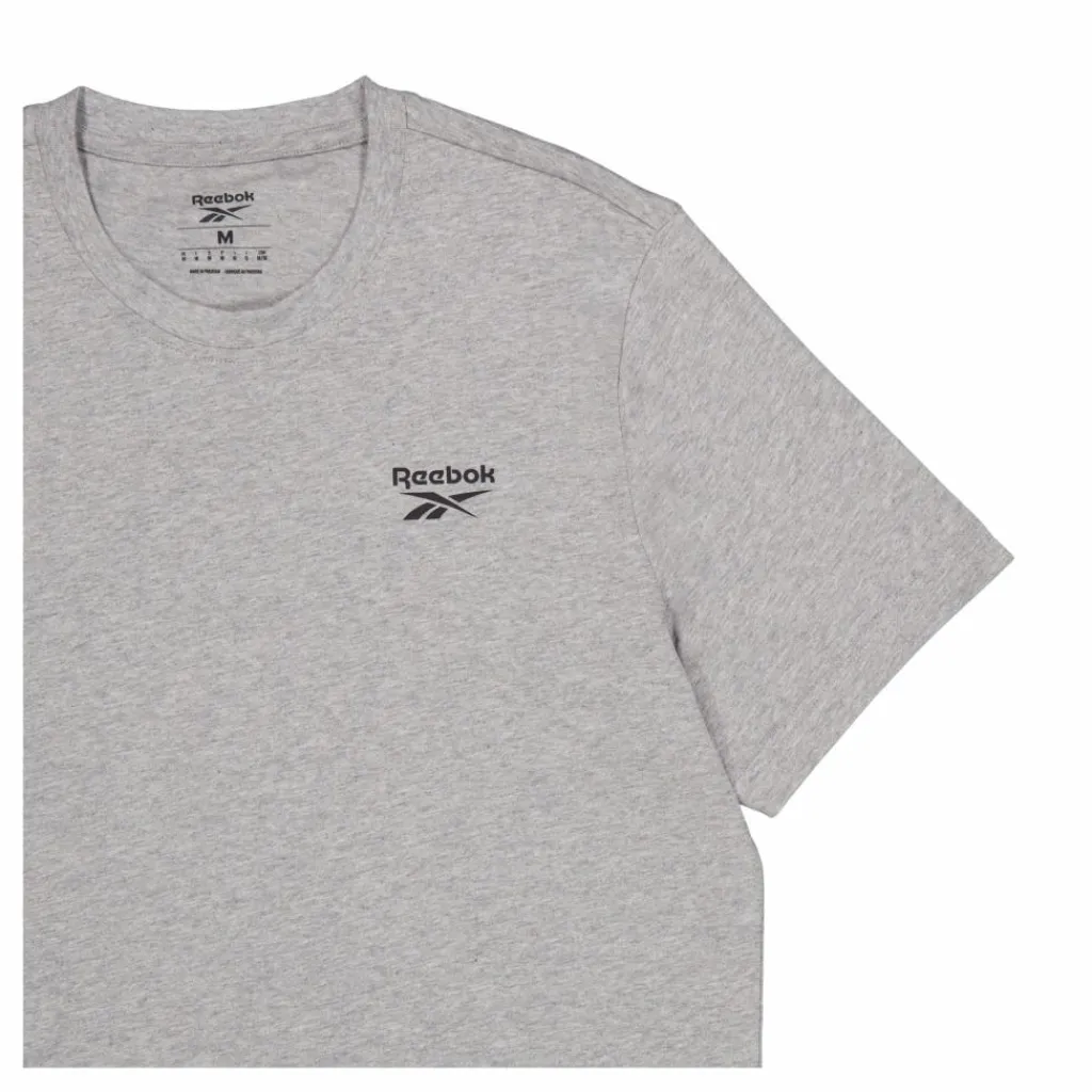 Reebok Ri Left Chest Logo Tee Mgreyh* Träning|T-Shirts