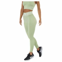 Better Bodies Rib Seamless Legging Green* Tights|Träning