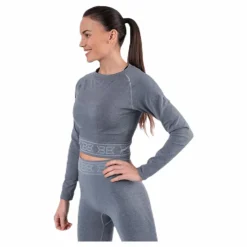 Better Bodies Rib Seamless LS Grey* Tröjor|Träning
