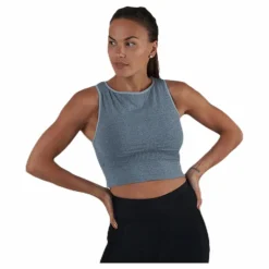 Better Bodies Rib Seamless Top Grey* Sport-Bh:Ar|Träning