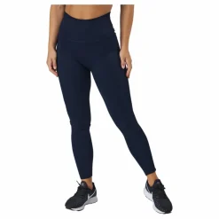 Famme Ribbed Seamless Tights Navy Blue* Tights|Träning
