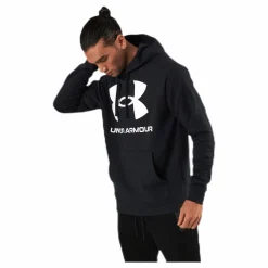 Under Armour Rival Fleece Big Logo HD Black* Träning|Tröjor