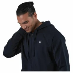 Under Armour Rival Fleece Fz Hoodie Black* Tröjor|Träning