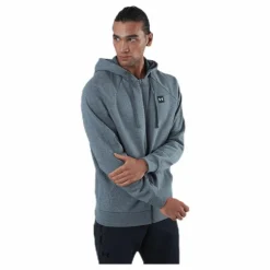 Under Armour Rival Fleece Fz Hoodie Grey* Tröjor|Träning