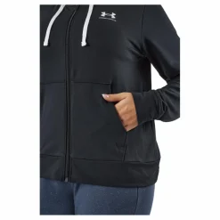 Under Armour Rival Terry Fz Hoodie Black* Tröjor|Träning