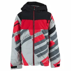 Burton Ropedrop Dryride Youth Grey/Red*Barn Alpint|Jackor