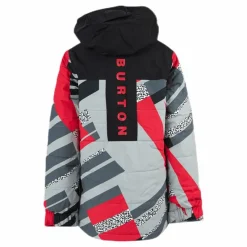 Burton Ropedrop Dryride Youth Grey/Red*Barn Alpint|Jackor