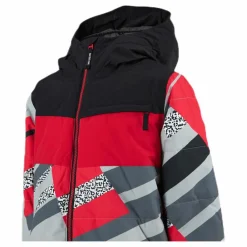 Burton Ropedrop Dryride Youth Grey/Red*Barn Alpint|Jackor