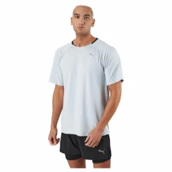 Puma Run Cloudspun Ss Tee Platinum Gray* T-Shirts|Löpning