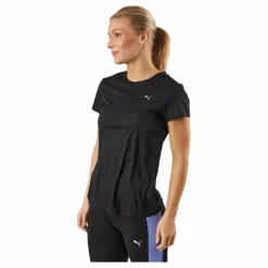 Puma Run Favorite Ss Tee W Black* Löpning|T-Shirts