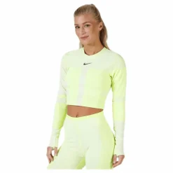 Nike Run Tech Pack Knit Top LS White/Green* Tröjor|Löpning