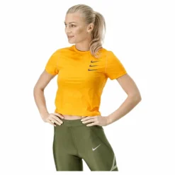Nike Running Division Top Crop* T-Shirts|Löpning