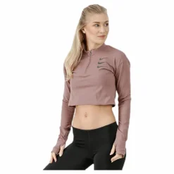 Nike Running Division Warm Top Crop* Tröjor|Löpning