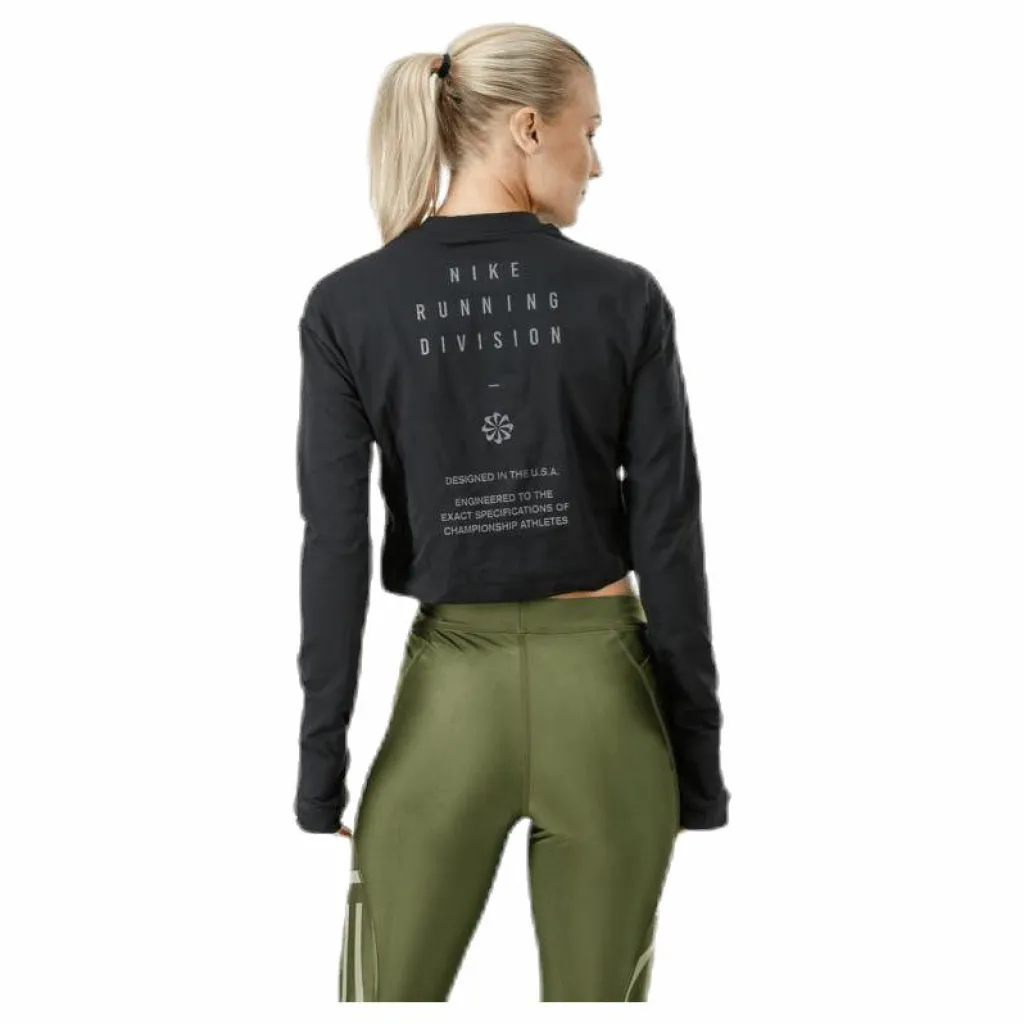 Nike Running Division Warm Top Crop Black* Tröjor|Löpning