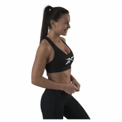 Reebok S Lux Racer Pad Bra-Read Black* Löpning|Träning