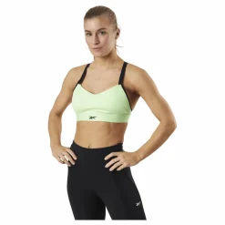 Reebok S Lux Strappy Bra Yellow* Sport-Bh:Ar|Träning