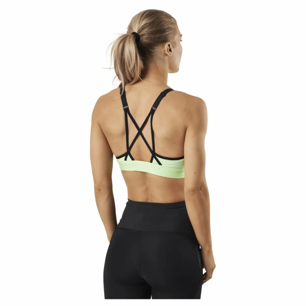 Reebok S Lux Strappy Bra Yellow* Sport-Bh:Ar|Träning