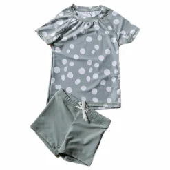 Virvelvind Sandig UV Set Green*Barn Simning|Badkläder