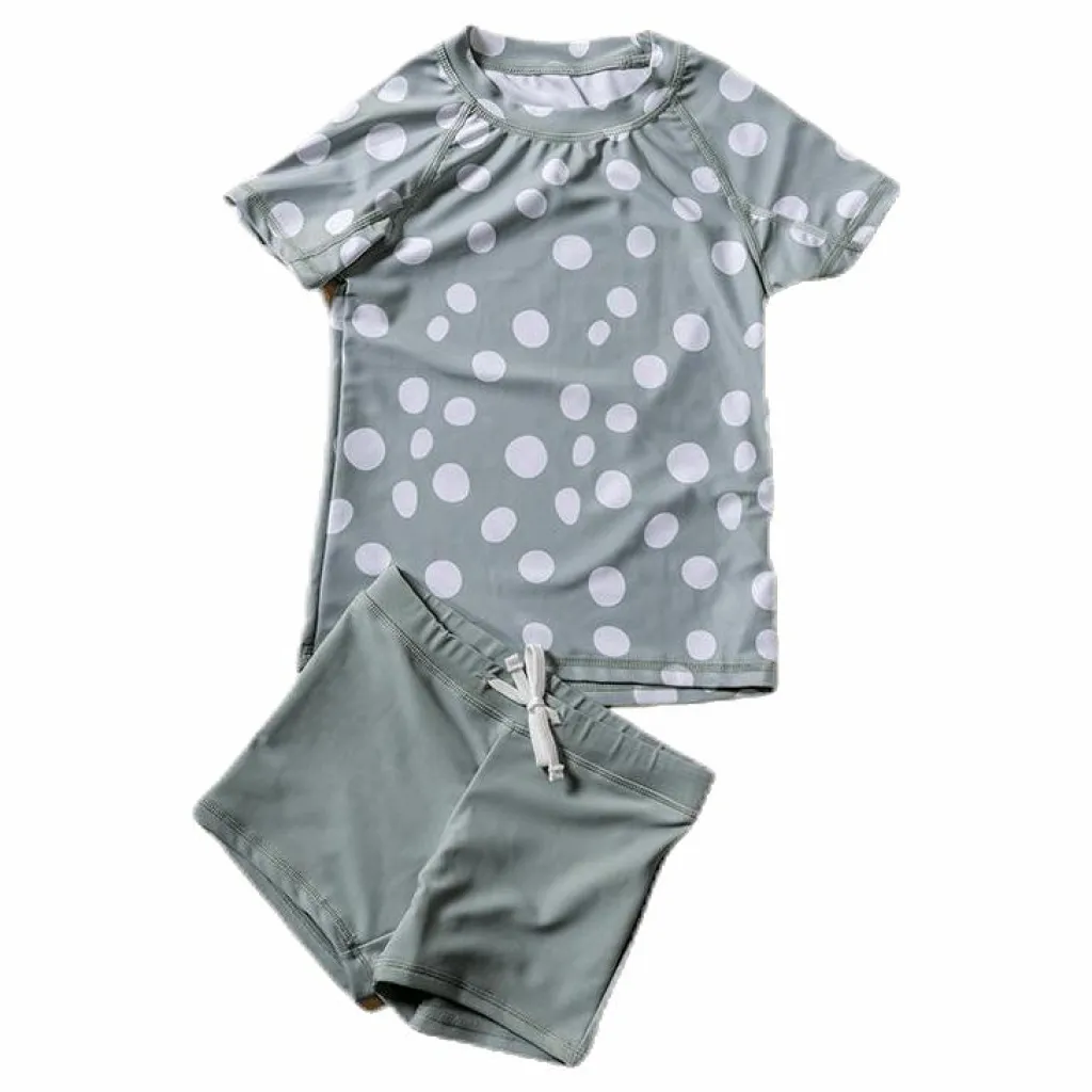 Virvelvind Sandig UV Set Green*Barn Simning|Badkläder