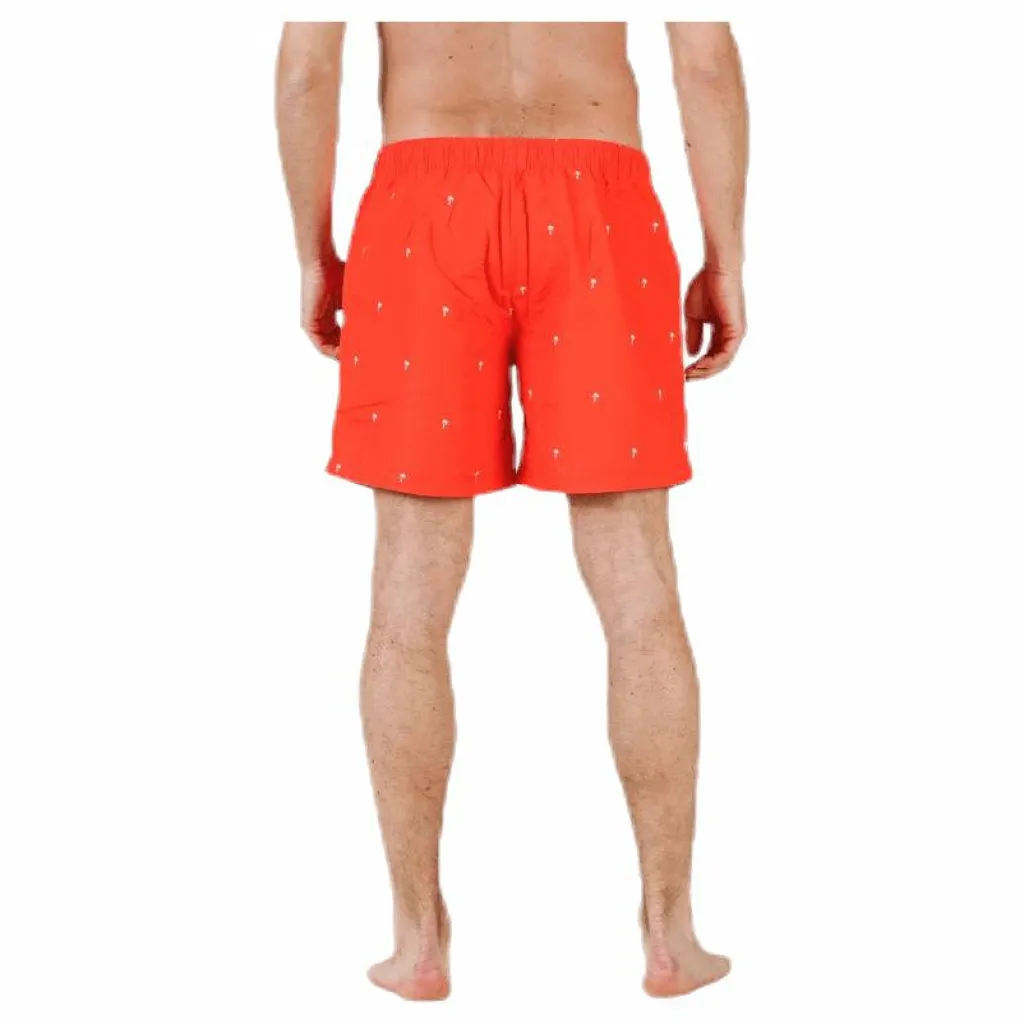 Bula Scale Shorts Red* Simning|Badkläder