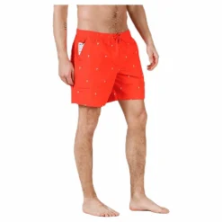 Bula Scale Shorts Red* Simning|Badkläder