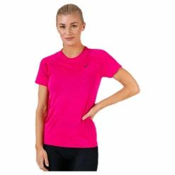 ASICS Seamless SS Texture Pink* T-Shirts|Löpning