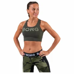 Björn Borg Shelby Soft Top Green* Sport-Bh:Ar|Träning