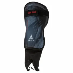 Select Shin Guards High Safe v20 Black/Grey* Fotboll|Hjälmar Och Skydd