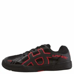Unihoc Shoe U3 Junior Unisex Black/re Black* Inomhussporter