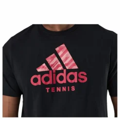 adidas Tennis Short Sleeve Tee Tennis Black* Racketsporter