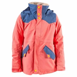 Burton Shortleaf Dryride Parka Youth Orange/Blue*Barn Alpint|Jackor