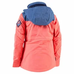 Burton Shortleaf Dryride Parka Youth Orange/Blue*Barn Alpint|Jackor