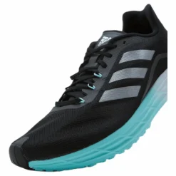 adidas SL20 Shoes Core Black / Silver Metallic / Clear Aqua* Löparskor|Löpning