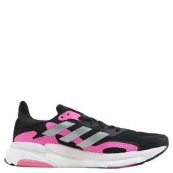 adidas SolarBoost 3 Shoes Core Black / Screaming Pink / Halo Silver* Löpning|Löparskor