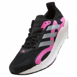 adidas SolarBoost 3 Shoes Core Black / Screaming Pink / Halo Silver* Löpning|Löparskor