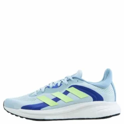 adidas SolarGlide 4 ST Shoes Halo Blue / Signal Green / Sonic Ink* Löpning|Löparskor