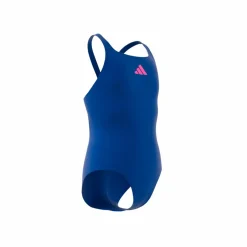 adidas Solid Small Logo Swimsuit Royal Blue / Lucid Pink*Barn Simning|Badkläder